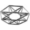 Ekena Millwork Guardian Architectural Grde PVC Pierced Ceiling Medallion, Antiqued Pewter, 20"OD x 7 3/4"ID x 1/2"P CMPP20GDAPW - alternate 4